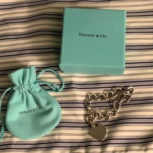 Return to Tiffany Heart tag charm bracelet